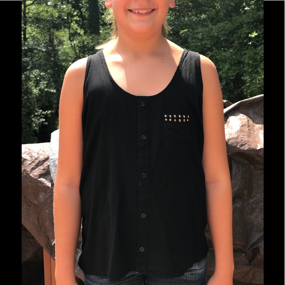 Rue 21 trendy black tank Size L see description